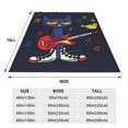 thumbnail image 5 of Pete the Cat Soft Micro Fleece Cozy Throw Blanket Lightweight Fuzzy Flannel Blankets Sofa Decor Gifts, 5 of 9