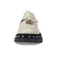 thumbnail image 6 of Free People Teagan Tassel Loafers for Women - Sleek Leather Upper - Lugged Platform Sole - Synthetic Outsole Antique Ivory EU 40 US Women's 10 M, 6 of 6