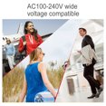thumbnail image 3 of Cateissary 1 Juego de cabezales de cargador de cargador USB herramienta de carga inteligente multipropósito Teléfono y Comunicación Negro UK Plog, 3 of 6