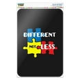 thumbnail image 1 of Different Not Less Autism Puzzle Pieces Home Business Office Sign, 1 of 3