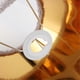 thumbnail image 2 of Abat-jour de lampe de table en tissu pelucheux, conique, simple et exquis, pour ampoules E27 et E14, pour lampadaires, gris, 2 of 4