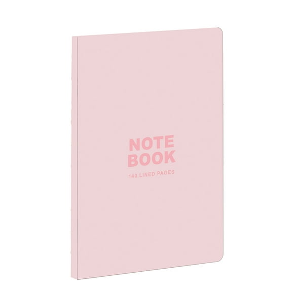 Teneues - A5 Notebook: Pastel Pink, 140 Lined Pages, Raw Sewn Spine, Lays Flat: Our A5 Size Standard Paperback Notebook, (Hardcover)