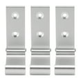 thumbnail image 1 of Foldable Wall Hook, 3Pcs Decoration Easy Installation Folding Hooks Strong Load Bearing Capacity Space Saving  For Office For Kitchen, 1 of 8