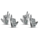 thumbnail image 1 of Guantes Pesca para Hombres Con 3 Dedos Cortados Deportivos Ciclismo Caña (gris), 1 of 4
