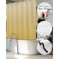 thumbnail image 5 of Split Shower Curtain for Transfer Bench, Orange Yellow Ombre Fabric Shower Curtains for Bathroom, Modern Abstract Art Gradient Aesthetics Tub Sliding Transfer Bench Waterproof Bath Curtains 72"x78", 5 of 9