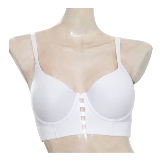 Brasier Bras Jade para Mujer Premoldeado con Tiras al Frente Blanco Talla 36B