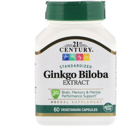 21st Century Ginkgo Biloba Extract 120mg Capsules, 60