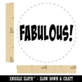 thumbnail image 2 of Fabulous Teacher School Fun Text Rubber Stamp for Scrapbooking Crafting Stamping - Mini 1/2 Inch, 2 of 7