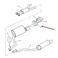 thumbnail image 3 of Almencla Support de Fixation Arrière en Caoutchouc 3 Trous pour XF 2008-2018 Fabrication Avancée Rouge, 3 of 6
