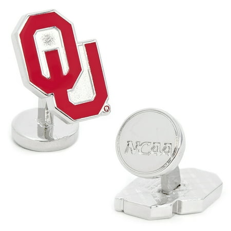 NCAA Mens Palladium Oklahoma University Sooners Cufflinks PD-OU-PP NEW
