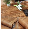 Decorative Faux Wood Grain Contact Paper Vinyl Self Adhesive Shelf