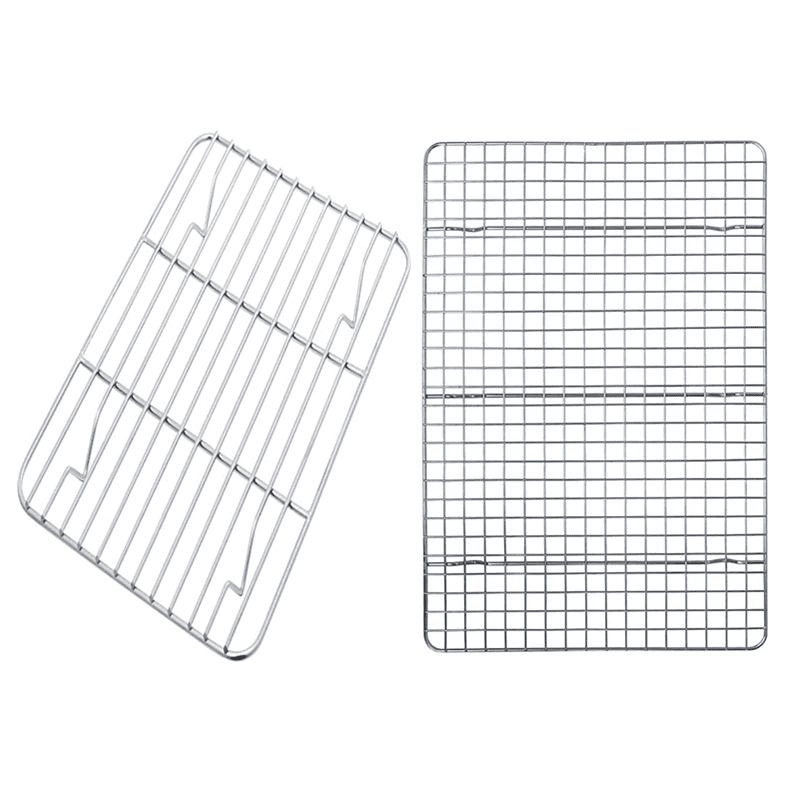 2Pack Cooling Racks for Baking, Stainless Steel Wire Rack Baking Rack