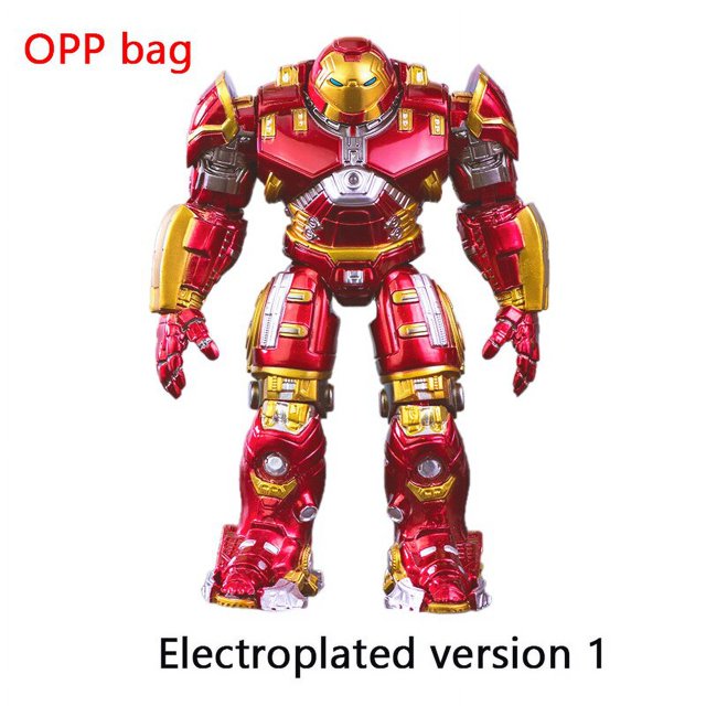 Figura de acción de los vengadores de Marvel Hulkbuster, modelo de Iron Man MK44, modelo de articulación móvil coleccionable de PVC, juguetes para niños Fivean unisex