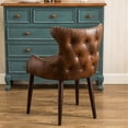 thumbnail image 4 of Brown Faux Leather Upholstery / Office Setting / Blends Well with Decor, 4 of 5