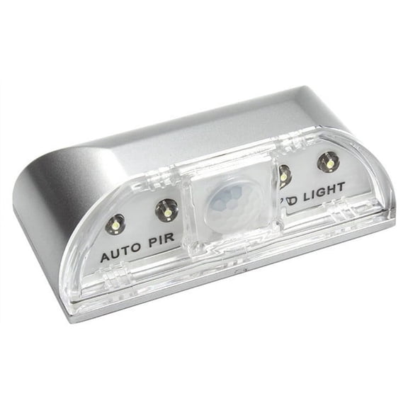2 Packs Infrared Door Lock Sensor Light with Motion Detection LED Night Light for Hallway Bathroom Closet Human Sensor Auto On Off Battery Powered Energy Saving Guide Light