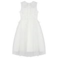 thumbnail image 4 of iEFiEL Girls Water-soluble Lace Flower Girl Dress Princess Pageant Wedding Bridesmaid Birthday Party Dress Ivory-A 12, 4 of 7