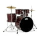 thumbnail image 3 of Batería Center Stage 5 Piezas C/Hardware PDCE2215KTRR PACIFIC DRUMS rojo 62x63x77, 3 of 3
