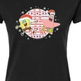 thumbnail image 3 of SpongeBob SquarePants - Spongebob Patrick Candy Canes - Juniors Fitted Graphic T-Shirt, 3 of 6