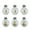 Silver, variant on Set of 6 Glass Holy Water Bottle With Metal Lid For Christian Baptisms Religious Decors Travel Friendly Water Dispenser