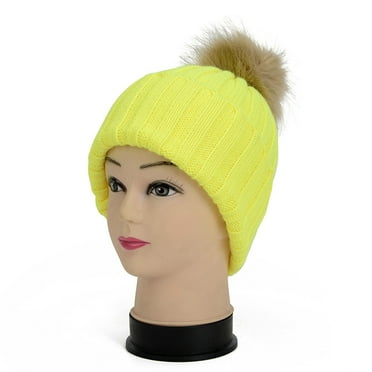 SHTXOZHI Knitted Beanie for Women Men Warm Winter Hat Unisex Outdoor Solid Color Snow Caps