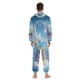 thumbnail image 4 of FORMRS Onesies Pajama for Adults Unisex Hoodie Winter Jumpsuit One Piece Sleepwear, Sizes S-2XL, Crystal Ocean, 4 of 7