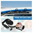 thumbnail image 4 of 2Pairs Universal Kayak Roof Rack, J-Bar Roof Top with Straps, Foam Pad & Buckles, Mount Crossbar on Van Car for , Boat, Kayak, Canoes, Ski Board, 4 of 9