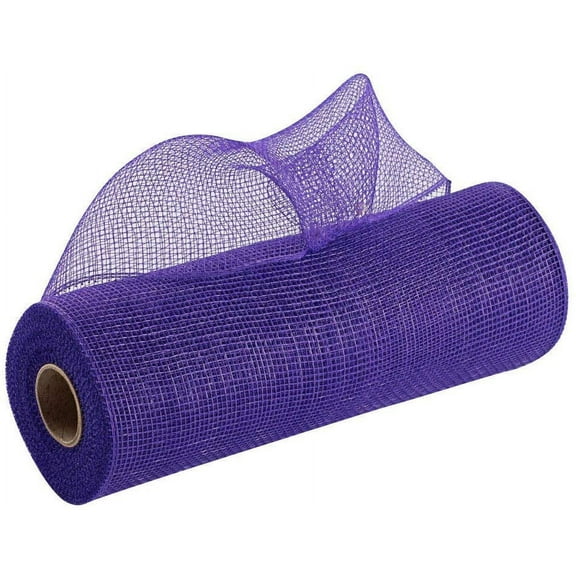 Purple Deco Mesh Wreath Decor - 10" x 10 Yards, Christmas, Easter, Mardi Gras