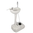 thumbnail image 4 of Portable Camping Sink w/Towel Holder & Soap Dispenser,Hand Wash Basin Stand w/Rolling Wheels - for Outdoor Events, Gatherings, Worksite & Camping, 4 of 6