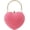 Pink, variant on Heart Shape Evening Bag Party Clutch Handbag Chain Shoulder Bag