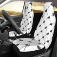 thumbnail image 3 of Fotbe Black Rabbit Pattern Automotive Seat Covers for Cars Trucks and SUVs – Car Seat Covers for Front Seats,Protective Seat Covers,Vehicle Seat Covers, Set of 2, 3 of 9