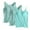 Green, variant on QUNYINEY Camisole Tank Top Women Crewneck Sleeveless Casual Solid Undershirts 3pc Built In Pads Loose Tank Tops