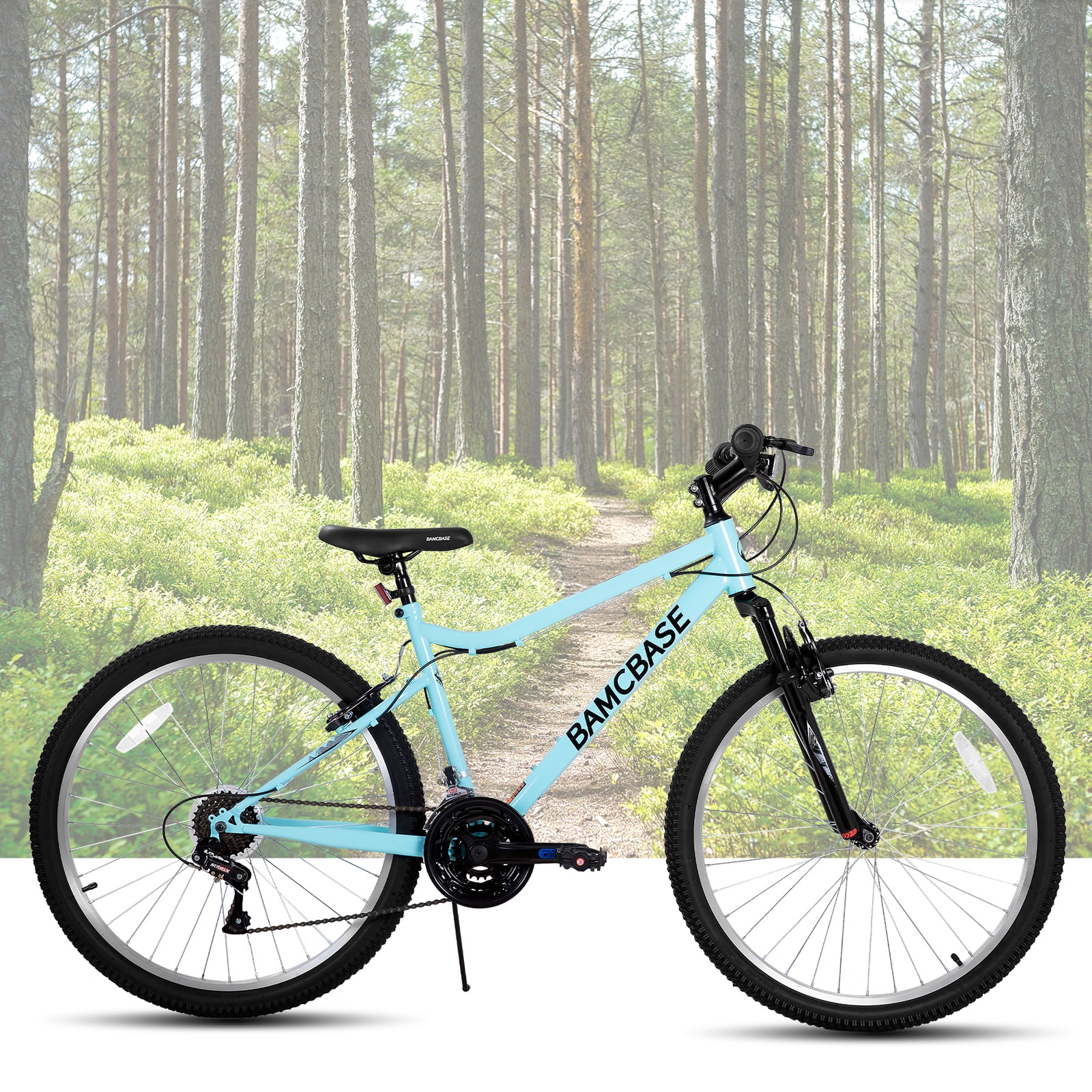 HILAND 26 inch Mountain Bike for Men Women, 18 Speeds High-Carbon Steel Frame, Sport Cycling MTB Bicycle for Adult