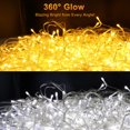 thumbnail image 5 of 2 Pack 35FT 440LED Christmas Icicle Lights With Remote,11 Modes,IP44 Waterproof,Timer & Memory Fuction,Connectable,Dimmable,Plug In Dual Color Changing String Lights(Warm White & Cool White), 5 of 8