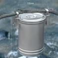 thumbnail image 4 of Camping Hiking Rice Cooker Outdoor Portable Picnic Cookware Stainless Steel Pot Multifunctional Travel Cooking Accessory, 4 of 6
