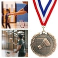 thumbnail image 4 of Medalla Bádminton Aleación Zinc Ganadores Metal 5 Cm Duradera para Actividades Fiesta, 4 of 9