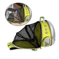 thumbnail image 3 of Sac à Dos Transparent Extensible pour Chat, Capsule Spatiale, Sac à Dos pour Visites, Jaune, 3 of 6