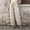 Beige, variant on Loose Everyday Casual Drawstring Harem Pants, Women Elastic Waist Side Pocket Lantern Harem Cropped Nine Quarter Office Daily Summer Casual Trousers, Yellow S