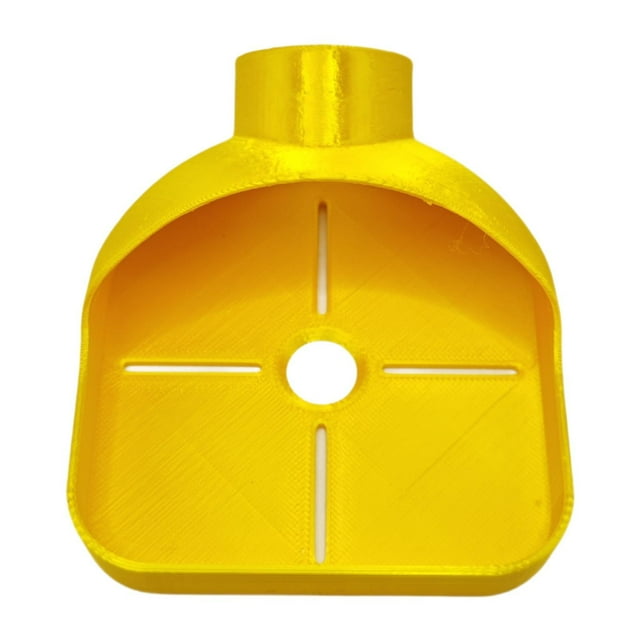 KLKCMS Bol de Collecte de Poussière Réutilisable pour Accessoires de Construction Maison Jaune