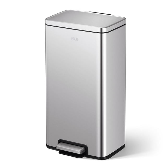 Bote de basura EKO Madison Acero Inoxidable 30 L Con tapa y pedal EK9361MMT-30L