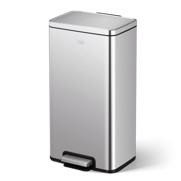 Bote de basura EKO Madison Acero Inoxidable 30 L Con tapa y pedal EK9361MMT-30L