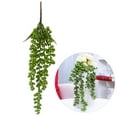 thumbnail image 5 of ZOELNIC Artificial Hanging Plant Set Fake Succulent String of Pearls Hanging Plant Home Decor, 2Pack, 5 of 10