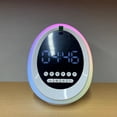 thumbnail image 3 of RGB Colorido Luz Bluetooth Altavoz Inalámbrico Reloj Despertador Tarjeta de Regalo Pequeño Altavoz, 3 of 5