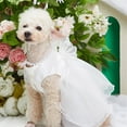 thumbnail image 6 of HQREA Summer Pet Dog Princess Dress for Small Medium Dogs Cat Tulle Wedding Skirt, 6 of 6