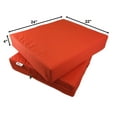 thumbnail image 4 of 2 Pack Tango Water-resistant Covers 24"x22"x4" for Outdoor Patio Seat Cushions, 4 of 7