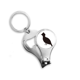 thumbnail image 1 of Black Grouse retrato animal Cortador de clavos Anillo Llavero Abrebotellas Clipper, 1 of 3