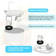 thumbnail image 6 of FWMB 16pcs Replacement Cat Water Fountain Filters, Compatiable with FWMB Cat Water Fountain 108oz/3.2L and 135oz/4.0L, 8 Pack Filters & 8 Sponges Foam Filter, 6 of 9