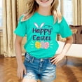 thumbnail image 2 of Toddler Boy Easter Outfit Casual Breathable Black Eggs Tractor Summer Easter Tshirt Kids 2026 Short Sleeve Cotton Easter Tee Tops, 2 of 5
