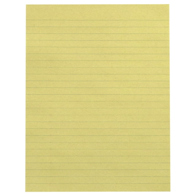 Papel de Periódico Escolar School Smart 20x27 cm Amarillo 500 Hojas