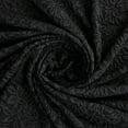 thumbnail image 2 of Zelouf Londyn Stretch Lace W/glitter  , Sewing, DIY, Crafts Fabric by the Yard, Black/black, 5 Yard, 2 of 3