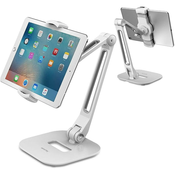 AboveTEK Long Arm Aluminum Tablet Stand, Folding iPad ...